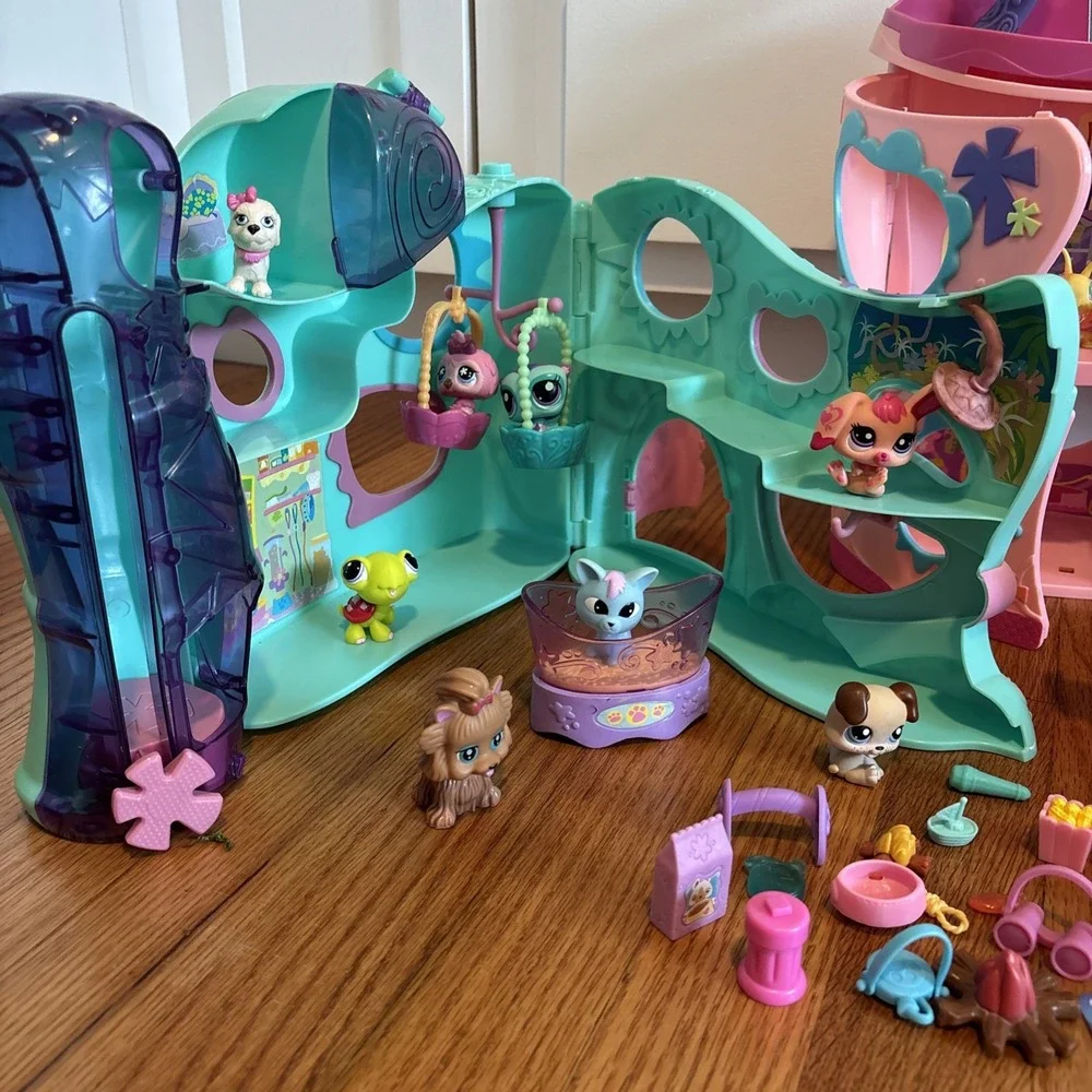 Huge Lot Littlest Pet Shop Authentic LPS Pets Some Vtg , Playsets, Accessories